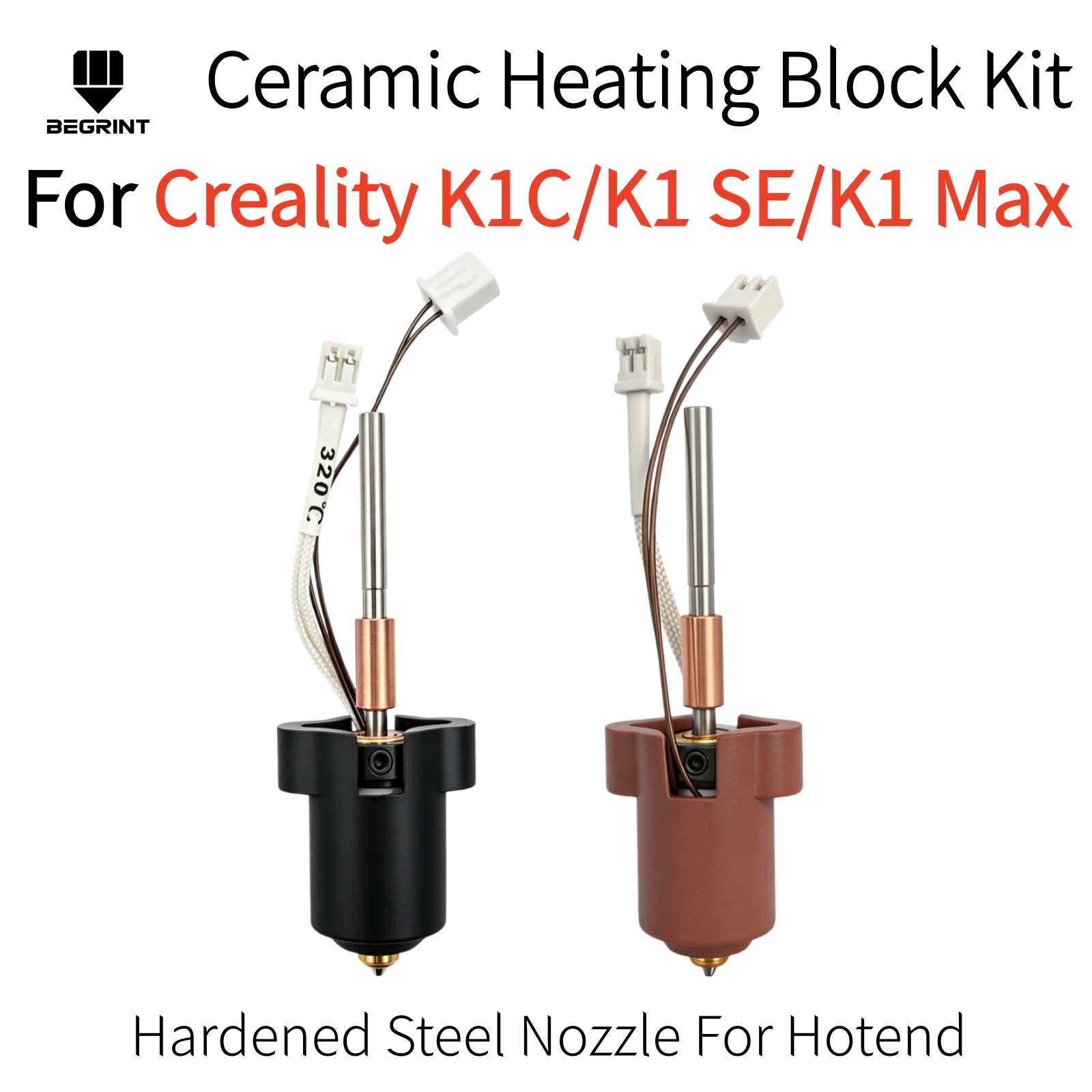 ชุดฮอตเอนด์ Creality K1C K1 MA - High Flow Ceramic Hotend บทวิจารณ์และราคา