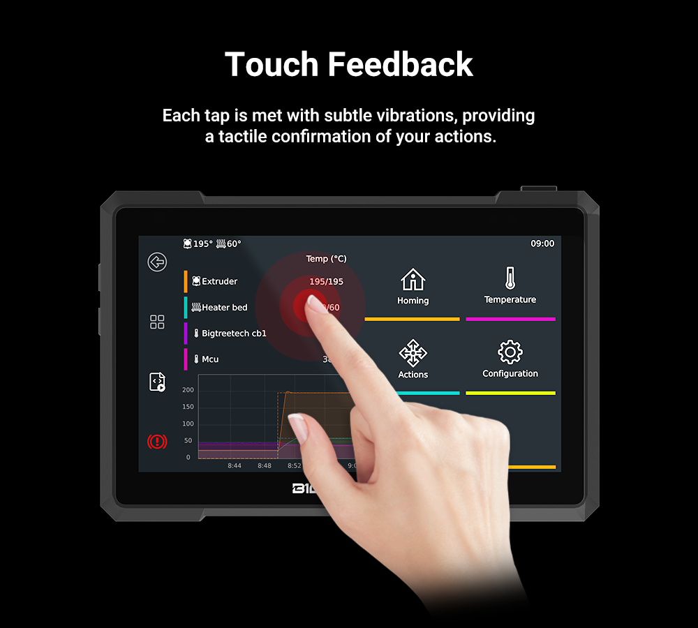 หน้าจอ: BIGTREETECH Pad 7 IPS  - Klipper Pad 7 Inch บทวิจารณ์และราคา